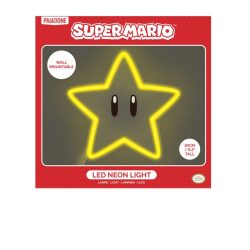 Super Mario SuperStar falra szerelhető led neonvilágítás