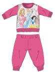   Disney Hercegnők téli pamut baba pizsama - interlock pizsama - pink - 92