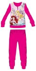   Disney Hercegnők polár pizsama - téli vastag gyerek pizsama - pink - 98