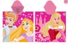 Disney Hercegnők 100% pamut poncsó - 55x110 cm Disney Hercegnők 100% pamut poncsó - 55x110 cm