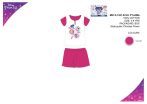   Disney Hercegnők nyári rövid ujjú gyerek pizsama - pamut pizsama - pink - 116
