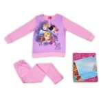  Téli pamut gyerek pizsama - Disney Hercegnők - világosrózsaszín - 104