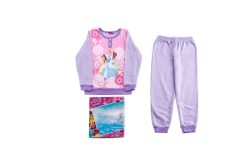   Flanel gyerek pizsama - Disney Princess - világos lila - 104