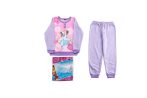   Flanel gyerek pizsama - Disney Princess - világos lila - 122