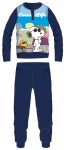Snoopy hosszú vékony pamut gyerek pizsama - jersey pizsama - sötétkék - 110 Snoopy hosszú vékony pamut gyerek pizsama - jersey pizsama - sötétkék - 110