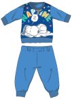   Snoopy hosszú vékony baba pizsama - pamut jersey pizsama - világoskék - 92