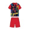 Nyári rövid ujjú gyerek pamut pizsama - Pókember - Super Hero felirattal - piros - 128 Nyári rövid ujjú gyerek pamut pizsama - Pókember - Super Hero felirattal - piros - 128