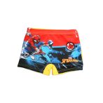   Pókember fürdő boxer kisfiúknak - Spiderman felirattal - sárga - 128