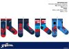Pókember gyerek pamut normál zokni - 4 pár/csomag - 23-26 Pókember gyerek pamut normál zokni - 4 pár/csomag - 23-26