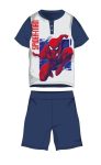 Pókember nyári rövid ujjú gyerek pizsama - pamut jersey pizsama - sötétkék-fehér - 122 Pókember nyári rövid ujjú gyerek pizsama - pamut jersey pizsama - sötétkék-fehér - 122