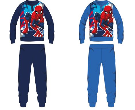 Pókember pamut flane gyerek pizsama - világoskék - 128