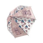 Disney Stitch félautomata esernyő - 68cm - Rózsaszín
