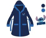   Disney Stitch kapucnis pamut köntös kisfiúknak - sötétkék - 122-128