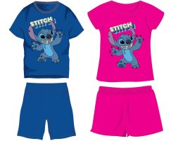  Disney Stitch pamut nyári együttes - póló-rövidnadrág szett 