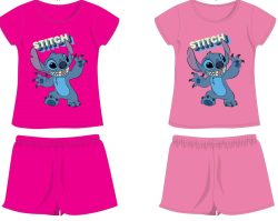   Disney Stitch pamut nyári együttes - póló-rövidnadrág szett