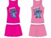 Disney Stitch pamut nyári együttes - trikó-rövidnadrág szett - rózsaszín - 116