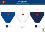 Superman kisfiú alsó - 3 darabos pamut alsó - 110-116