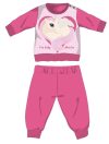 Unikornis téli pamut baba pizsama - interlock pizsama - pink - 86 Unikornis téli pamut baba pizsama - interlock pizsama - pink - 86