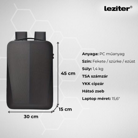 Axen merevített Usb-s laptop hátizsák