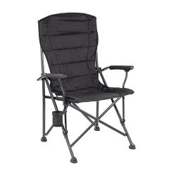 Leziter XL karfás horgász szék pohártartóval fekete