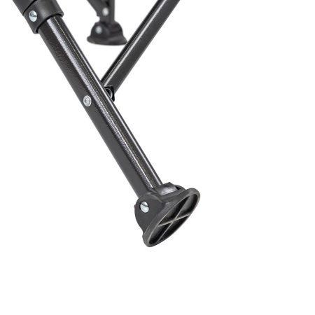 Leziter XL karfás horgász szék pohártartóval fekete