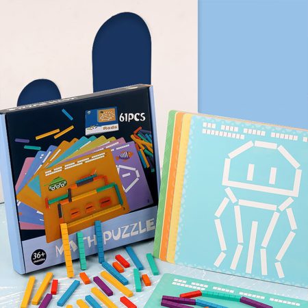 Számolórúd kirakó számtani oktató fajáték