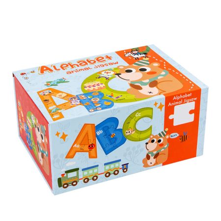 Fa ábécé puzzle angol szavakkal