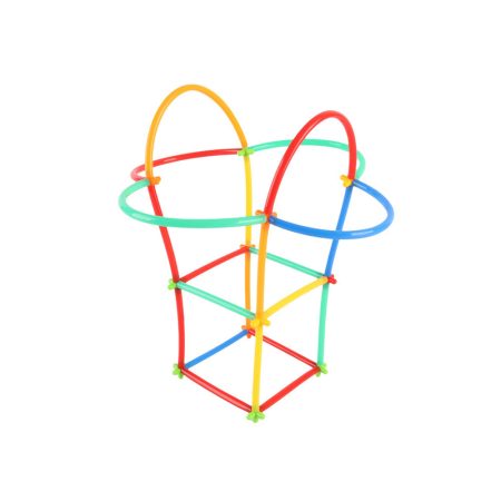 Kreatív építőpálca készlet 1200 db