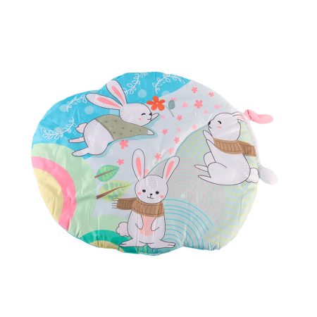 Játszószőnyeg játékhíddal, mozgó fülekkel