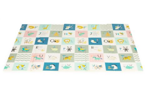 Oktató  játszószőnyeg kétoldalas összecsukható táskával