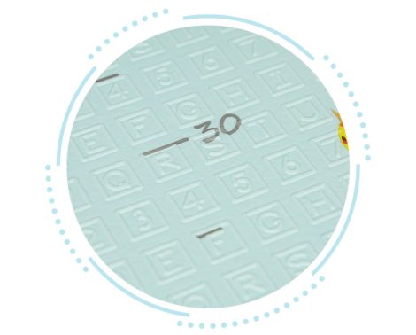 Oktató  játszószőnyeg kétoldalas összecsukható táskával