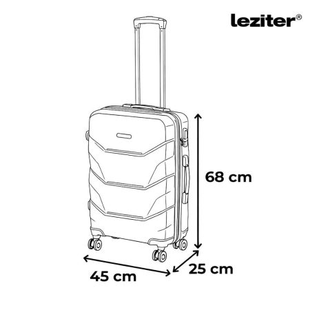 TraveLux Max X gurulós bőrönd szett