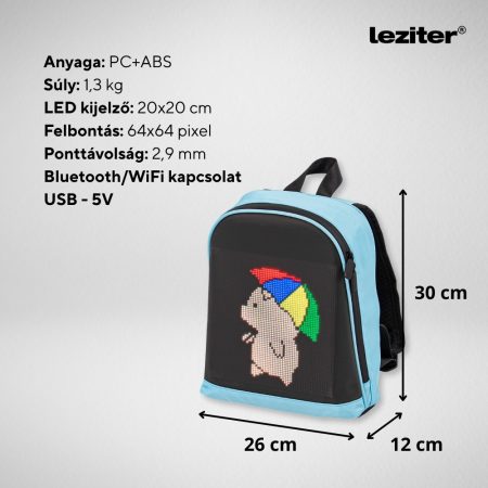 Pixen ledes okos hátizsák