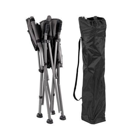 Leziter Comfort karfás horgász szék pohártartóval szürke