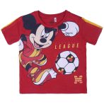 Mickey-focis piros póló