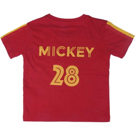 Mickey-focis piros póló