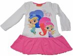 Shimmer és Shine fehér-pink ruha