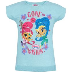 Shimmer és Shine türkiz felső