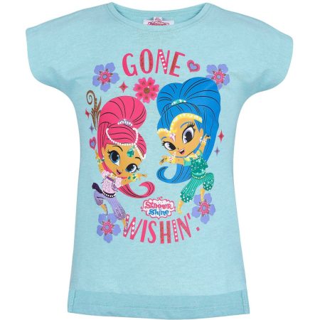 Shimmer és Shine türkiz felső