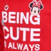 Minnie Being Cute piros felső
