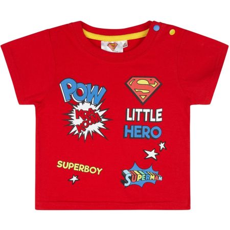 Superman piros póló 