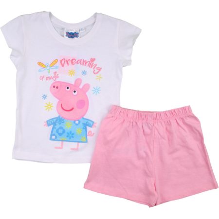 Peppa fehér-puncs pizsama