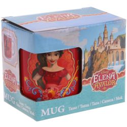 Elena piros kerámia bögre