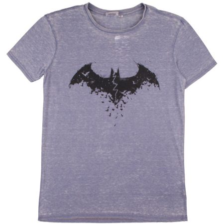 Batman férfi kék batikolt póló