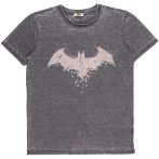 Batman férfi szürke batikolt póló