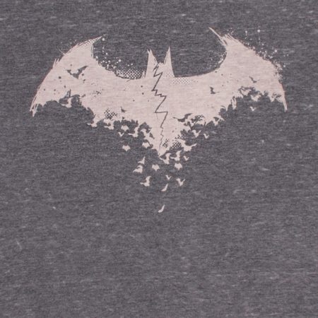 Batman férfi szürke batikolt póló