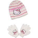 Hello Kitty törtfehér sapka szett