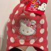 Hello Kitty pöttyös pink sapka