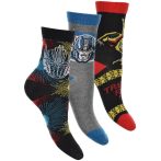Transformers mintás-szürke-fekete zokni szett