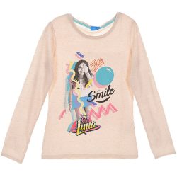 Smile Soy Luna drapp felső